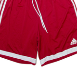 ADIDAS Mens Casual Shorts Red XS W26