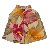MISS BRITT Womens Casual Shorts Beige Relaxed Floral XXS W24