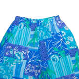 BON WORTH Mens Casual Shorts Blue Relaxed Floral XS W26