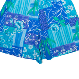 BON WORTH Mens Casual Shorts Blue Relaxed Floral XS W26