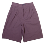 MAD PANTS Womens Casual Shorts Purple S W28