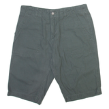 MANOR Mens Casual Shorts Grey M W32
