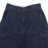 CAPRICIO SPORTS Mens Cargo Shorts Blue XXS W24