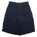 CAPRICIO SPORTS Mens Cargo Shorts Blue XXS W24