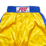 FBT Mens Sports Shorts Yellow Relaxed L W26