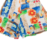 Womens Casual Shorts Green Relaxed Floral S W28