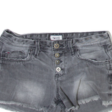 TOMMY HILFIGER Womens Denim Shorts Grey M W30