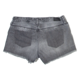 TOMMY HILFIGER Womens Denim Shorts Grey M W30
