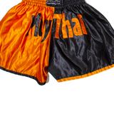 EVO FITNESS Mens Sports Shorts Orange Colourblock M W22