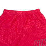 NIKE Mens Casual Shorts Red Relaxed Striped L W29