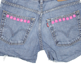 LEVI'S 527 Womens Denim Shorts Blue S W28