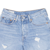 LEVI'S 501 BIG E Womens Denim Shorts Blue XS W26