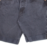 LEVI'S 501 Womens Denim Shorts Black M W32