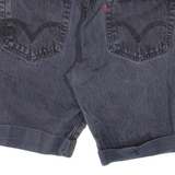 LEVI'S 501 Womens Denim Shorts Black M W32