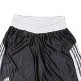 ADIDAS Mens Sports Shorts Black Relaxed L W30
