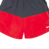 NIKE Mesh Lining Mens Swimming Shorts Red Relaxed XL W30