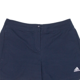 ADIDAS Womens Sports Shorts Blue Relaxed UK 12 W29