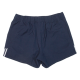 ADIDAS Womens Sports Shorts Blue Relaxed UK 12 W29