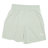 PUMA Mens Sports Shorts Green Relaxed M W30