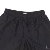 NIKE Mesh Lining Mens Sports Shorts Black Relaxed S W26