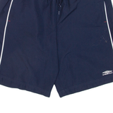 UMBRO Mesh Lining Mens Swimming Shorts Blue Relaxed L W34