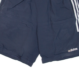 ADIDAS Mesh Lining Mens Swimming Shorts Blue Relaxed L W30