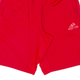 ADIDAS Mens Sports Shorts Red Relaxed S W26