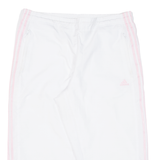 ADIDAS Mesh Lining Womens Jorts Shorts White Relaxed UK 14 W34