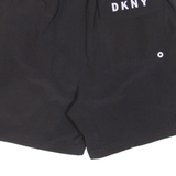 DKNY Mesh Lining Mens Swimming Shorts Black Relaxed S W26