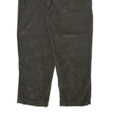 JENO NEUMAN Womens Corduroy Trousers Grey Relaxed Tapered W28 L25