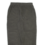 JENO NEUMAN Womens Corduroy Trousers Grey Relaxed Tapered W28 L25