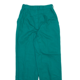 CAMDEN CLASSICS Womens Trousers Blue Relaxed Straight Wool W22 L27