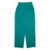 CAMDEN CLASSICS Womens Trousers Blue Relaxed Straight Wool W22 L27