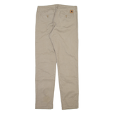 CARHARTT Mens Trousers Beige Slim Straight W31 L32