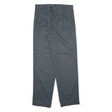 MAD PANTS Mens Trousers Grey Regular Straight Viscose W32 L32
