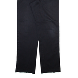 DICKIES Mens Trousers Black Regular Straight W32 L32