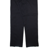 DICKIES Mens Trousers Black Regular Straight W32 L32