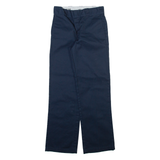 DICKIES 874 Workwear Mens Trousers Blue Regular Straight W26 L29