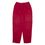CASUAL CORNER Womens Trousers Red Relaxed Tapered W26 L29