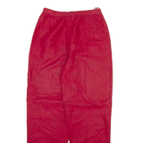 CASUAL CORNER Womens Trousers Red Relaxed Tapered W26 L29