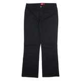 DICKIES Womens Trousers Black Regular Straight W30 L28