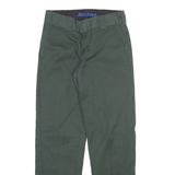 DICKIES Mens Trousers Green Slim Tapered W26 L28