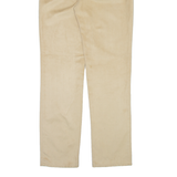 ROCCO BAROCCO Womens Trousers Beige Regular Straight W28 L30