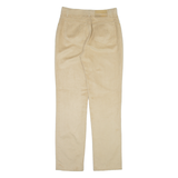 ROCCO BAROCCO Womens Trousers Beige Regular Straight W28 L30