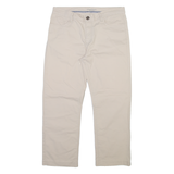 MADDISON Mens Trousers Beige Regular Straight W34 L27