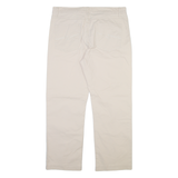 MADDISON Mens Trousers Beige Regular Straight W34 L27