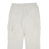 SWITCHER Cargo Mens Trousers Beige Relaxed Straight W34 L32