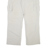 SWITCHER Cargo Mens Trousers Beige Relaxed Straight W34 L32