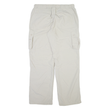 SWITCHER Cargo Mens Trousers Beige Relaxed Straight W34 L32