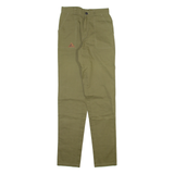 JEANS POWER Womens Trousers Green Slim Straight W22 L31